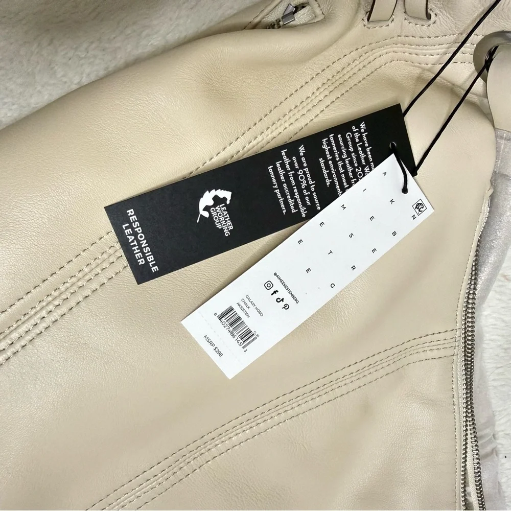 AIMEE Kestenberg Galaxy Chalk Cream Hobo Bag - New With Tag